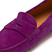 Isabel Bernard Vendôme Marie mocassins en daim fuchsia