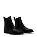 Isabel Bernard Vendôme Chey Botas Chelsea de cuero vacuno negro croco