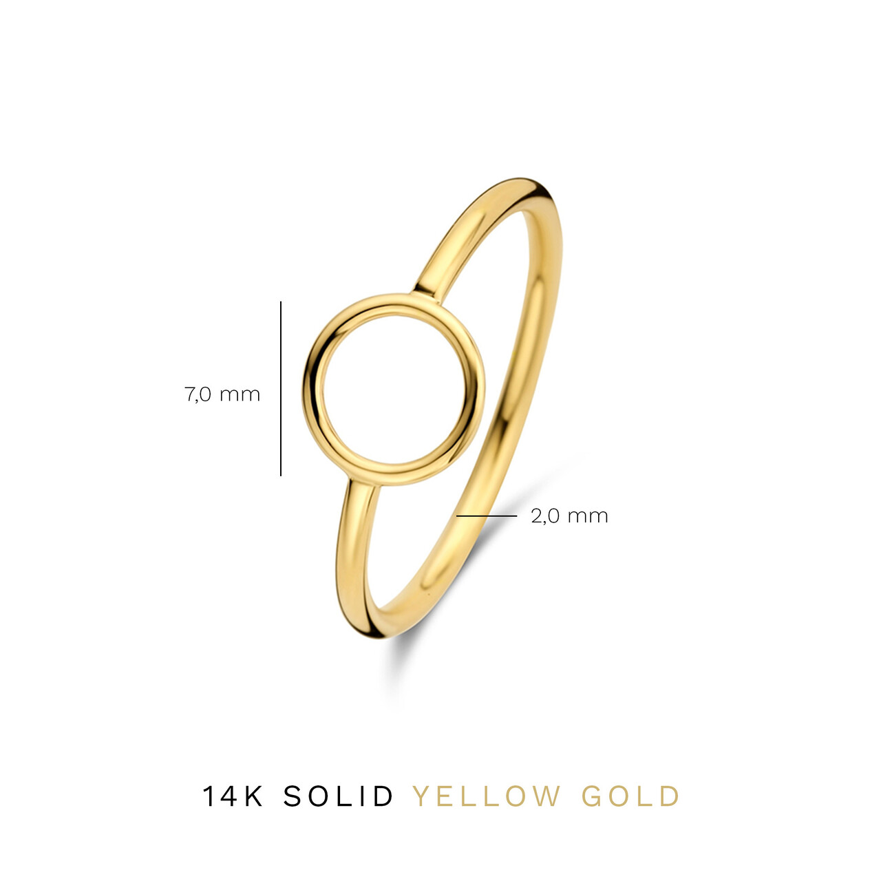 Isabel Bernard Belleville Anna 14 karat gold ring