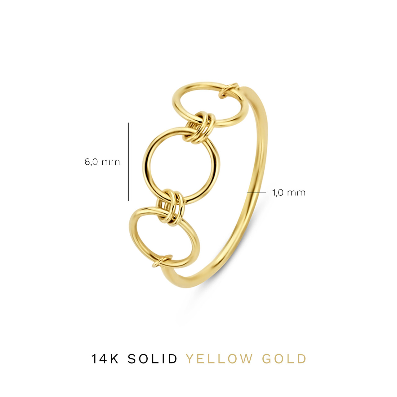 Isabel Bernard Belleville Anna 14 karat gold ring