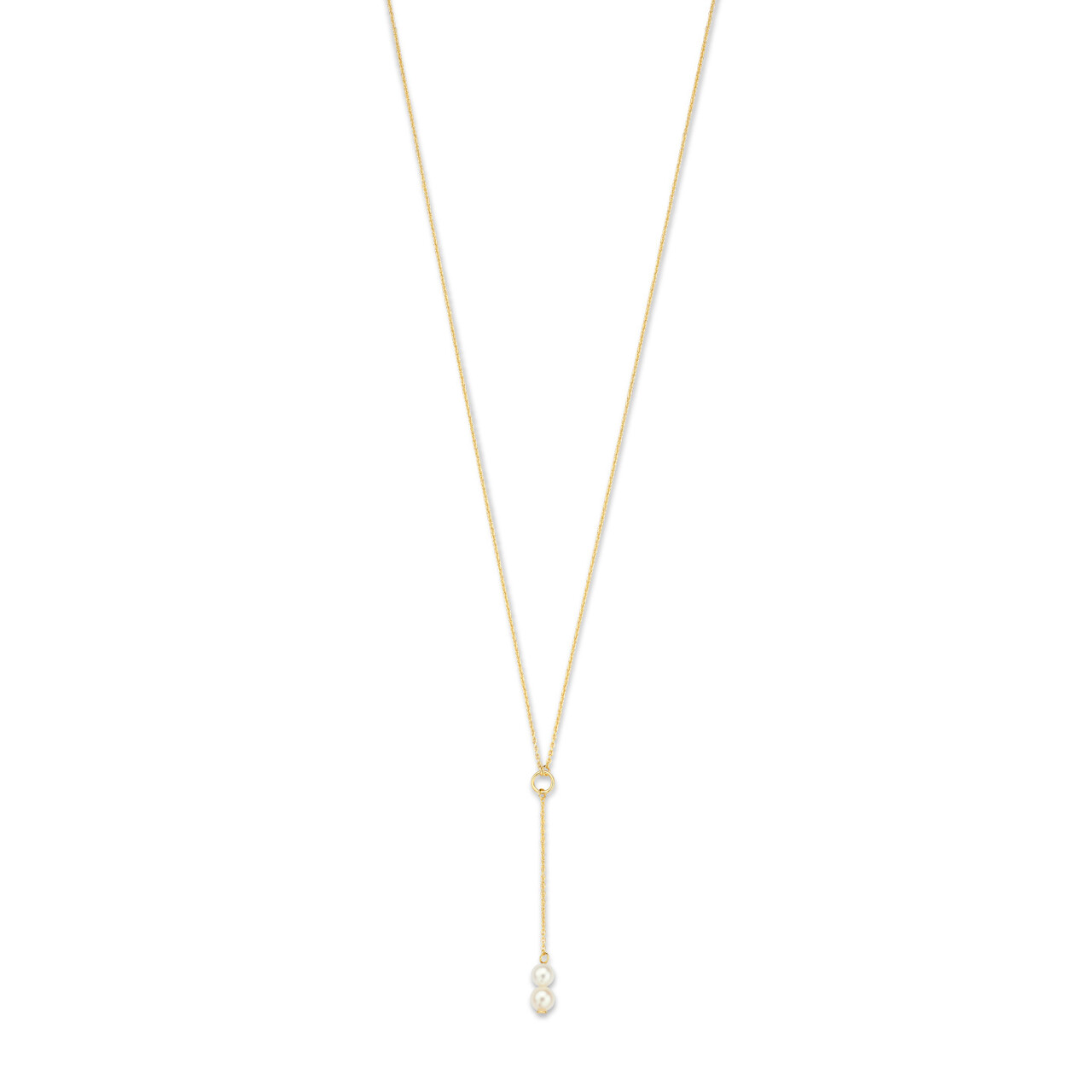 Isabel Bernard Belleville Luna 14 karat gold necklace with freshwater pearls