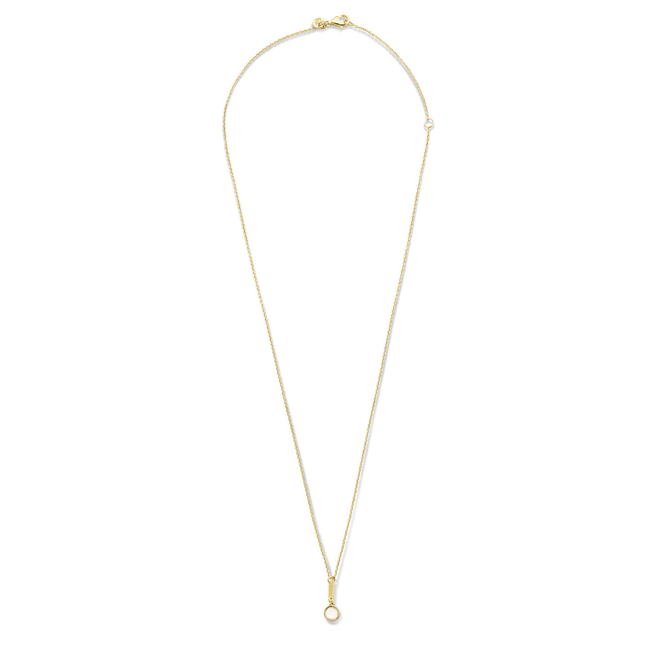 Isabel Bernard Belleville Nova 14 karat gold necklace with mother of pearl