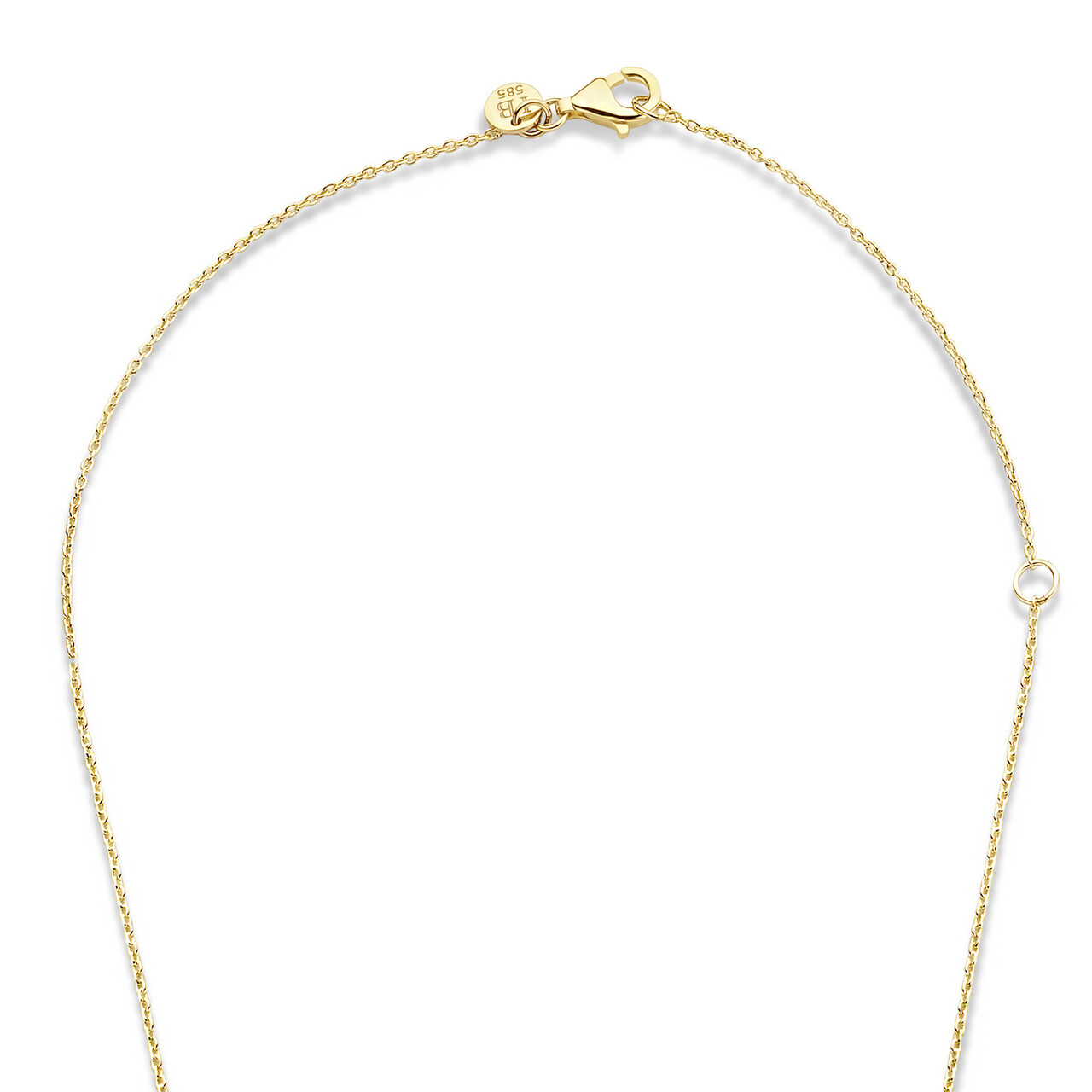 Isabel Bernard Belleville Nova 14 karat gold necklace with mother of pearl