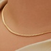 Isabel Bernard Aidee Julee 14 karat gold link necklace