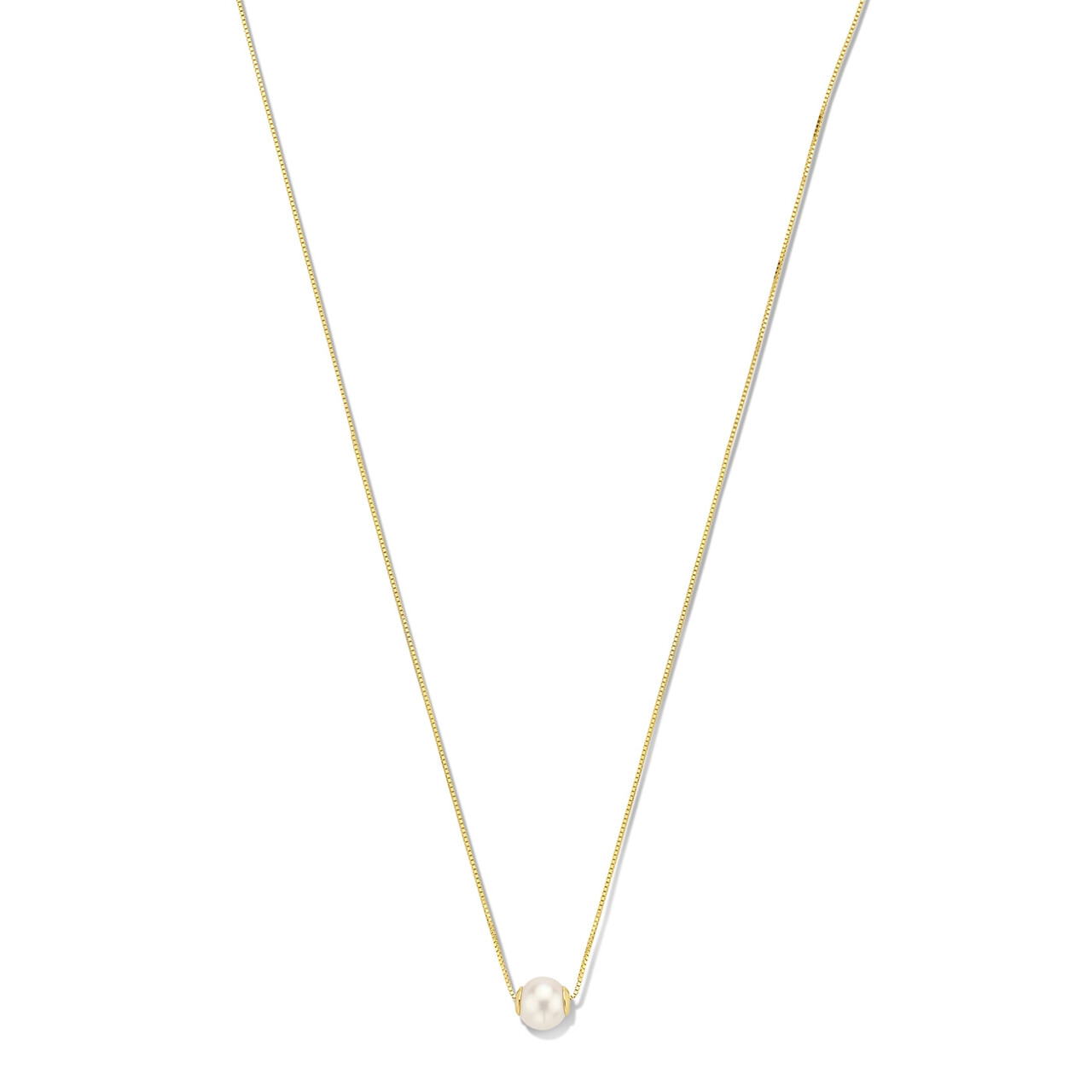 Isabel Bernard Belleville Luna 14 karat gold necklace with freshwater pearl