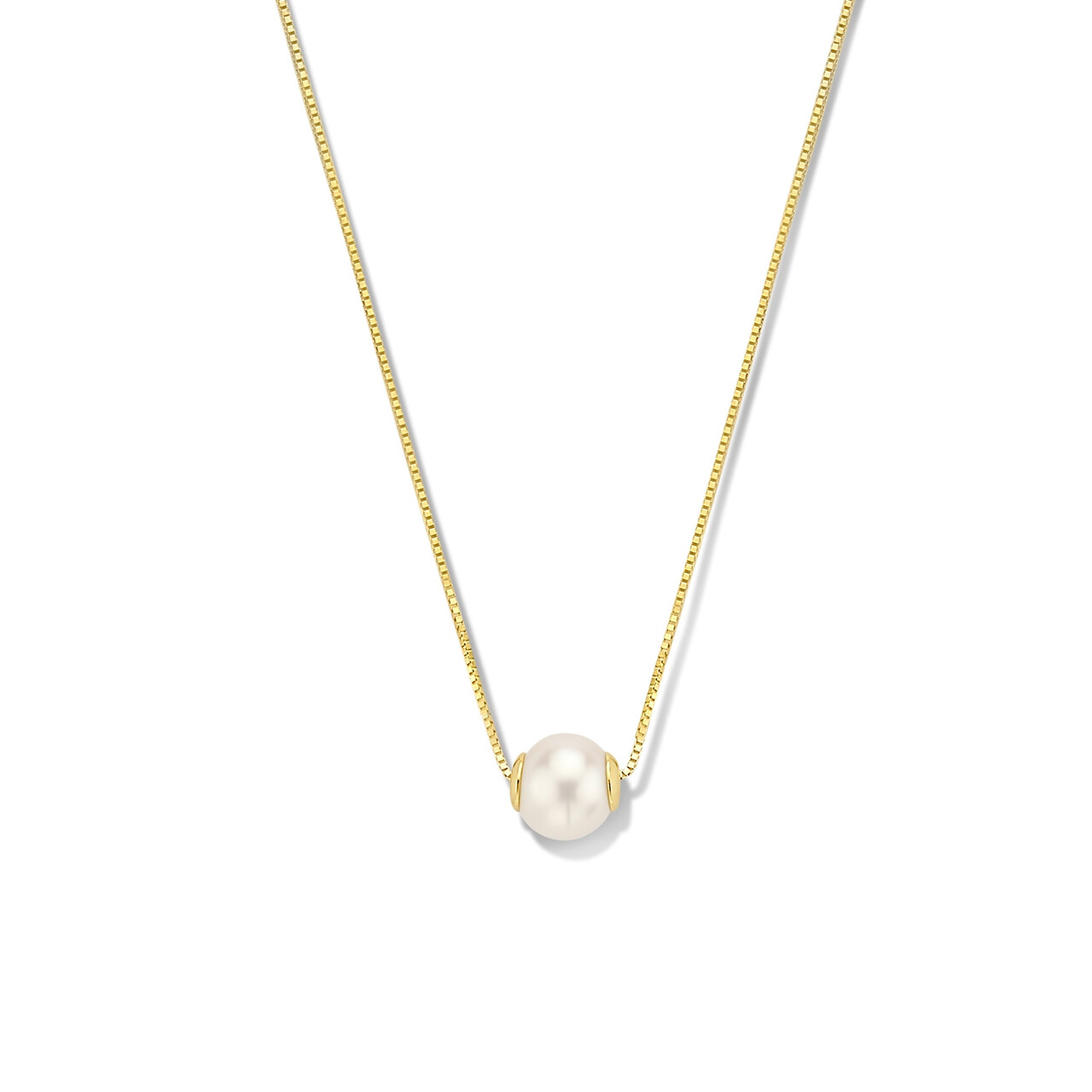 Isabel Bernard Belleville Luna 14 karat gold necklace with freshwater pearl