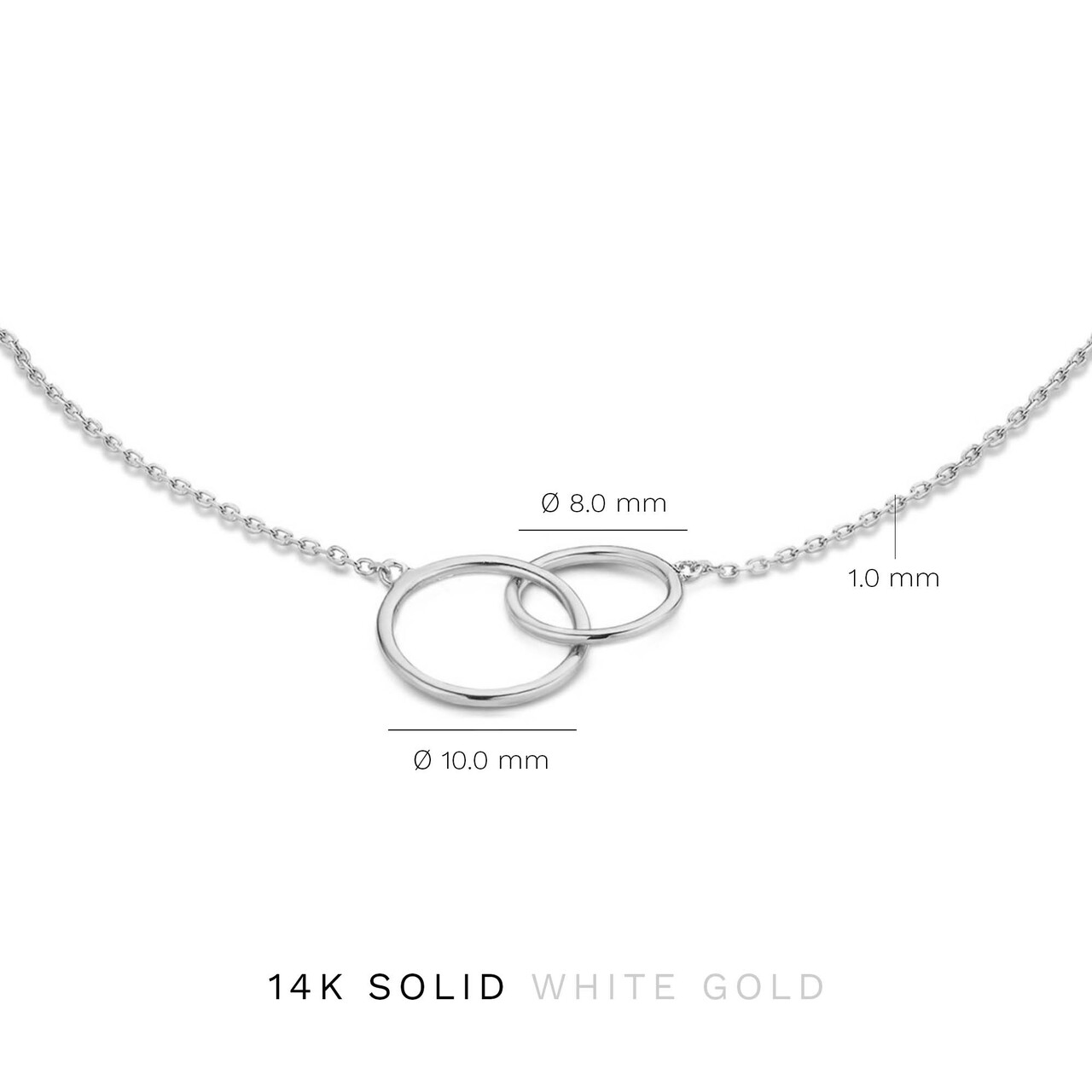 Isabel Bernard Saint Germain Loulou 14 karat white gold bracelet with rings