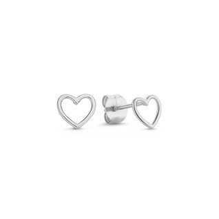 Isabel Bernard Saint Germain Amore 14 karat white gold ear studs