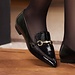 Isabel Bernard Vendôme Margaux black calfskin patent leather loafers