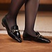 Isabel Bernard Vendôme Margaux black calfskin patent leather loafers