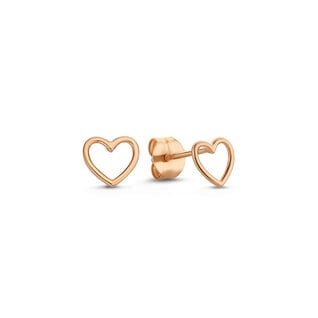 Isabel Bernard La Concorde Amore 14 karat rose gold ear studs