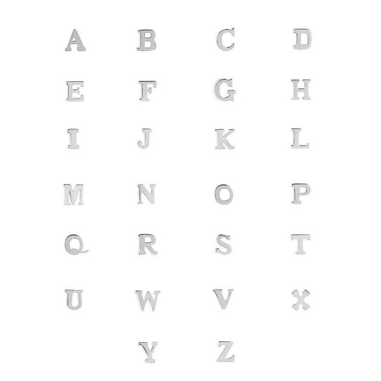 Isabel Bernard Saint Germain Chloé 14 karat white gold initial collier with letter