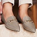 Isabel Bernard Vendôme Margaux taupe Lackleder-Loafer aus Kalbsleder