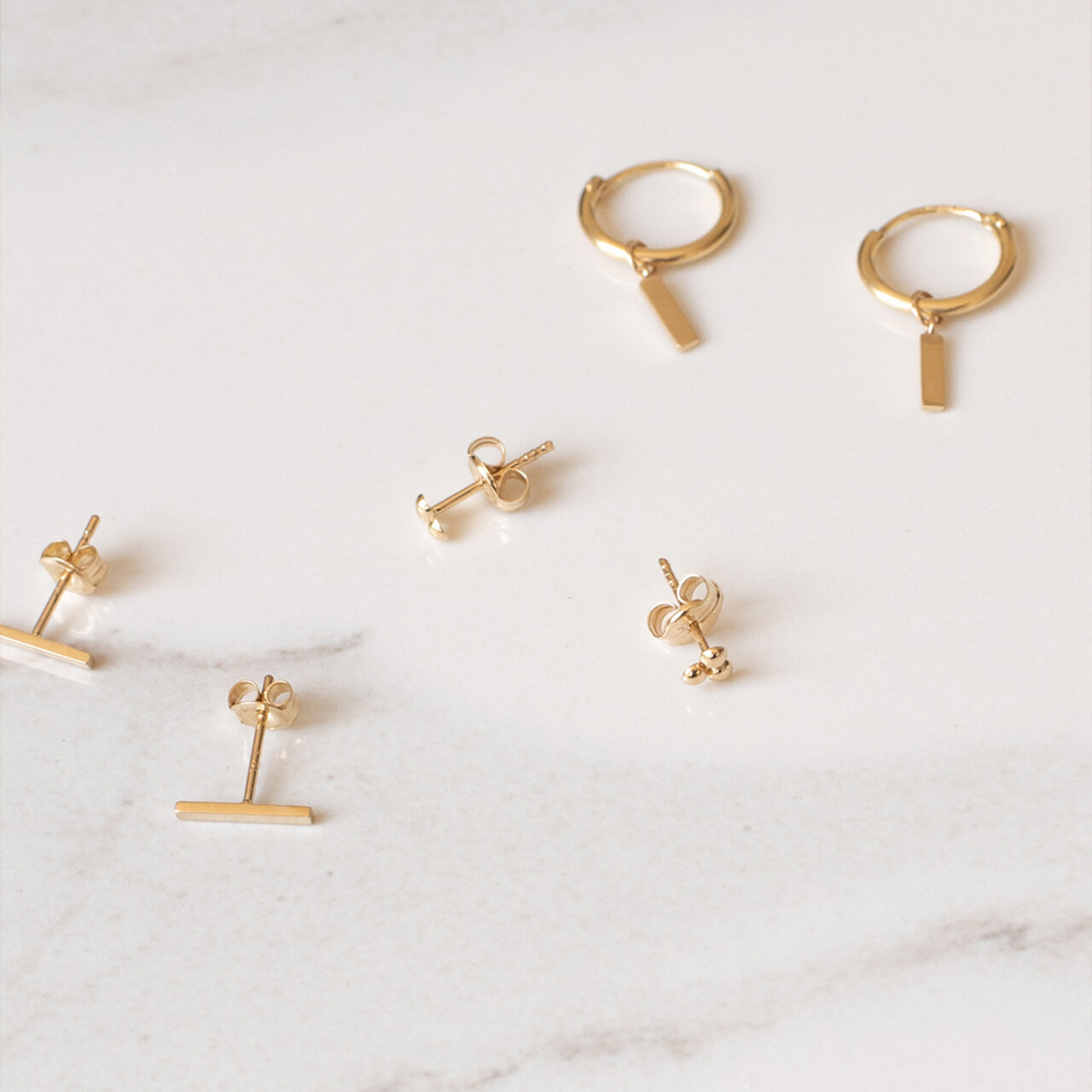 Isabel Bernard Rivoli Claire 14 karat gold ear studs