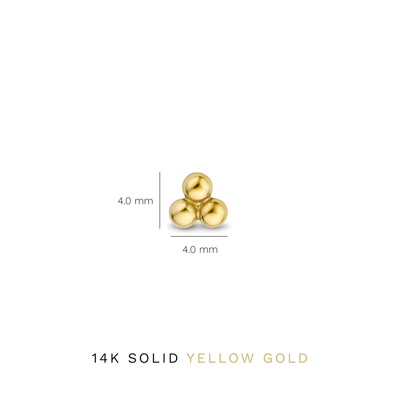 Isabel Bernard Rivoli Claire 14 karat gold ear studs