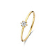 Isabel Bernard Le Marais Abelle 14 karat gold ring with zirconia stone