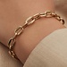 Isabel Bernard Aidee Ìrene 14 karat gold link bracelet with round chains