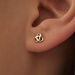 Isabel Bernard Rivoli Méline 14 karat gold ear studs with knot