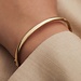 Isabel Bernard Cour d'Honneur Lucienne 14 karat gold bangle with round edge