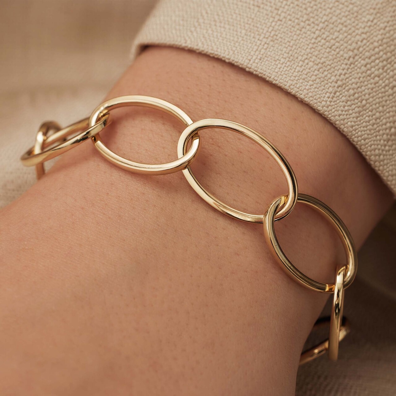 Oval Link Bracelet – Marissa Collections