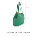 Isabel Bernard Femme Forte Annabelle green calfskin leather shoulder bag