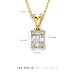 Isabel Bernard De la Paix Maxime 14 karat gold necklace with diamond 0.11 carat