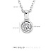 Isabel Bernard De la Paix Inaya 14 karat white gold necklace with diamond 0.03 carat