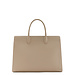 Isabel Bernard Honoré Nadine taupe calfskin leather handbag with laptop compartment
