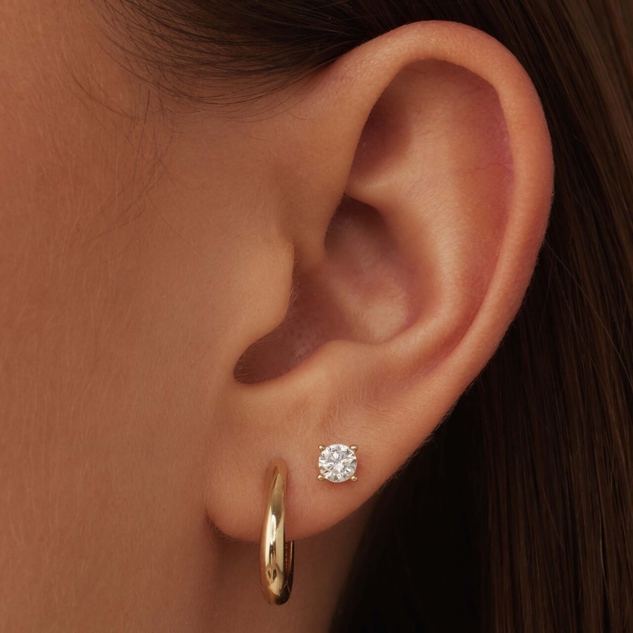 Isabel Bernard Rivoli Maryn 14 karat gold hoop earrings