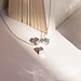 Isabel Bernard Saint Germain Felie breloque cube en or blanc 14 carats avec cœur