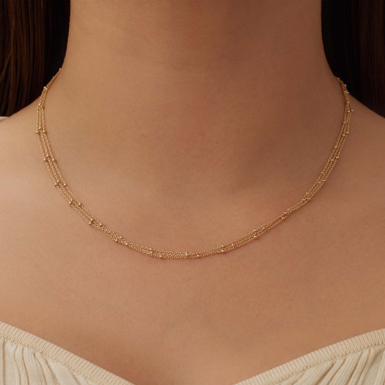 Isabel Bernard Belleville Celestiel 14 karat gold necklace