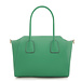 Isabel Bernard Femme Forte Charlotte grøn læder håndtaske lavet af kalveskind