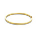 Isabel Bernard Cour d'Honneur Clara bracelete de ouro de 14 quilates com rebordo retangular