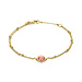 Isabel Bernard Belleville Adora bracelet en or 14 carats avec quartz rose