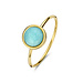 Isabel Bernard Belleville Emmalyn 14 karat gold ring with amazonite gemstone