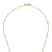 Isabel Bernard Belleville Adora 14 karaat gouden collier met rozenkwarts edelsteen