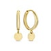 Isabel Bernard Le Marais Jeanne 14 karat gold hoop earrings with coin