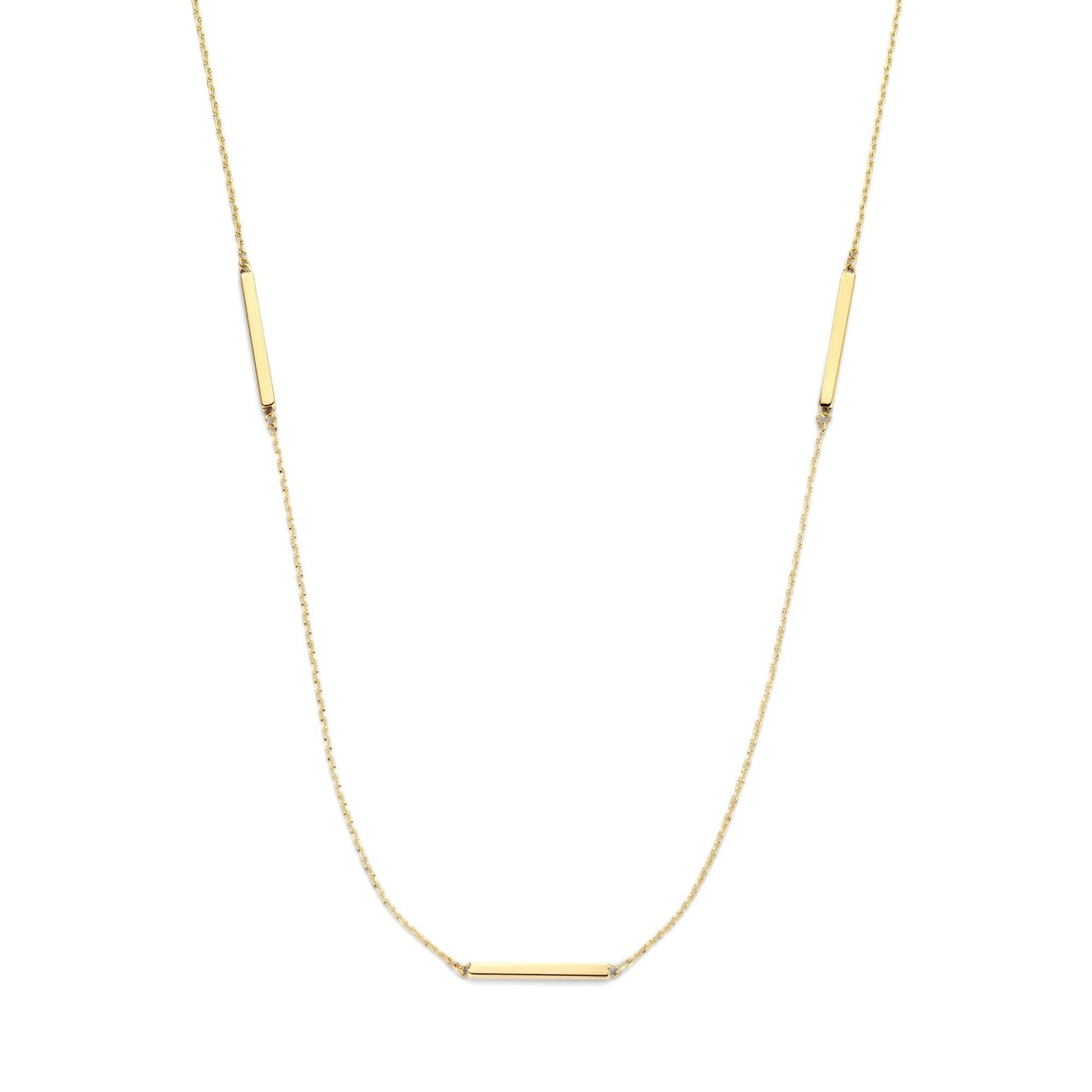 Isabel Bernard Le Marais Jolie 14 karat gold necklace with 3 rods
