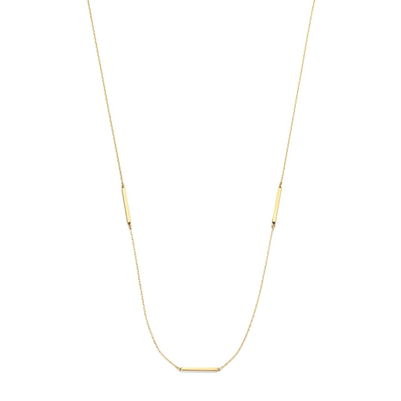 Isabel Bernard Le Marais Jolie 14 karat gold necklace with 3 rods