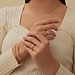 Isabel Bernard Aidee Adaline bracciale a maglie in oro 14 carati