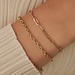 Isabel Bernard Aidee Camille 14 karat gold link bracelet