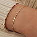 Isabel Bernard Rivoli Alice 14 karat guld länk armband med kunglig länk och stånger