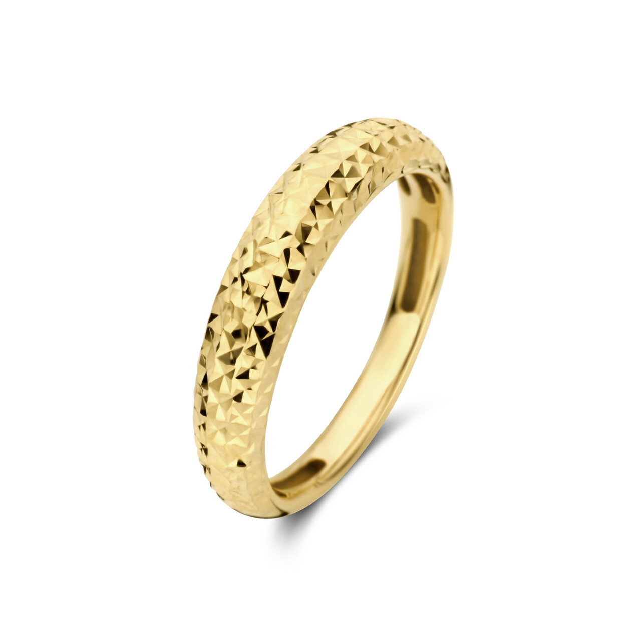 Isabel Bernard Rivoli Laura 14 karat gold ring with diamond cut