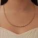 Isabel Bernard Aidee Adaline 14 karat gold link necklace