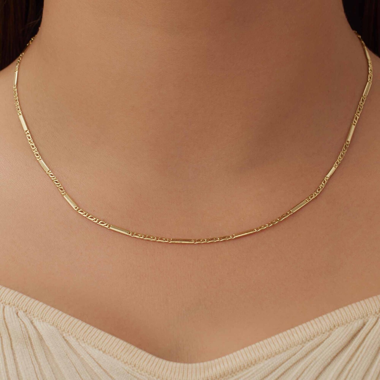 14 karat gold thin shop chain