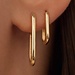 Isabel Bernard Rivoli Aimée 14 karat gold hoop earrings