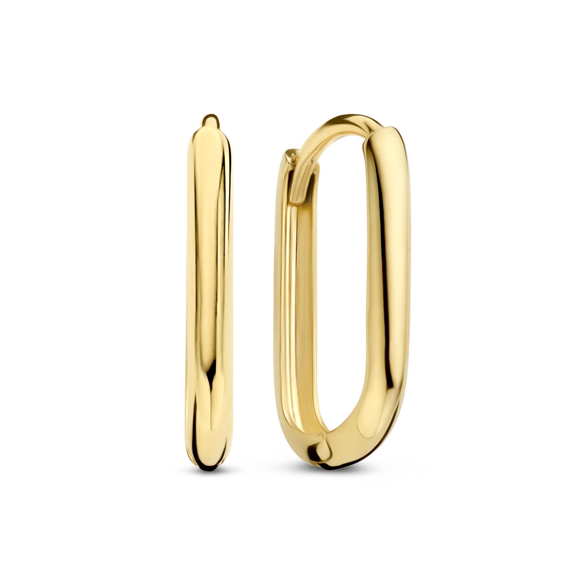 10 karat 2024 gold hoop earrings