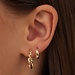 Isabel Bernard Rivoli Morgane 14 karat gold hoop earrings