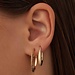 Isabel Bernard Rivoli Lily 14 karat gold hoop earrings