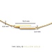 Isabel Bernard Le Marais Alice bracelet en or 14 carats avec 2 barres